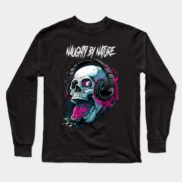 NAUGHTY BY NATURE RAPPER Long Sleeve T-Shirt by Tronjoannn-maha asyik 